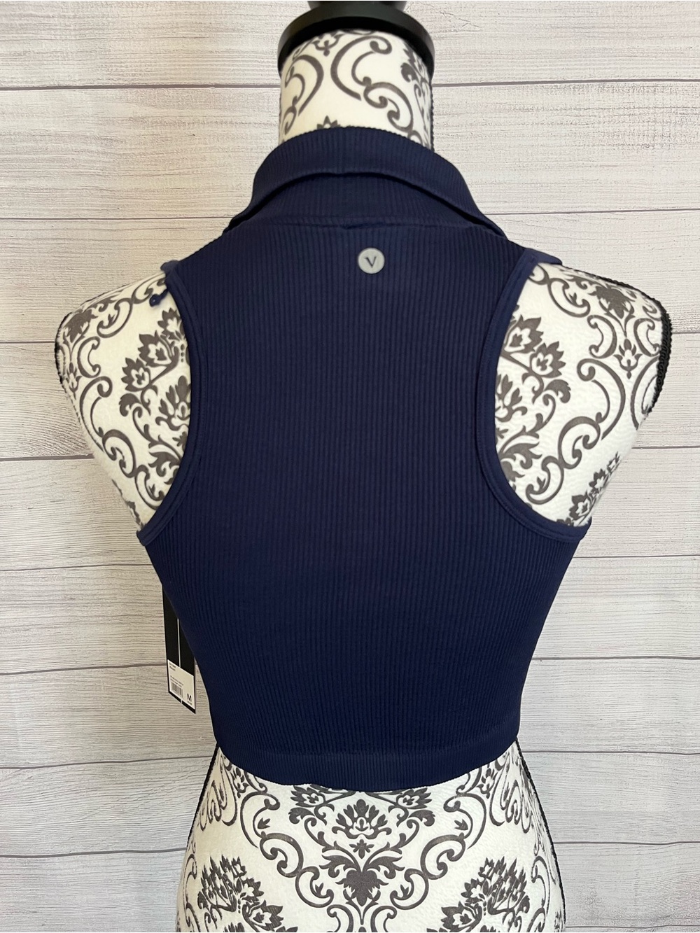Velocity | NWT Seamless Fairway Polo Crop Tank - Picture 2 of 5